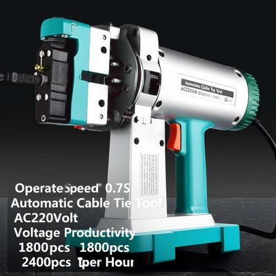 Ενεργειακή ταχύτητα 0,7S Αυτόματο εργαλείο δέσμευσης καλωδίων AC220Volt Δυνατότητα παραγωγής 1800pcs 2400pcs ανά ώρα Λύση διαχείρισης καλωδίων